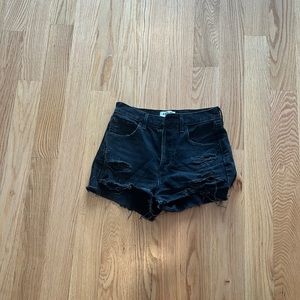 Agolde black shorts